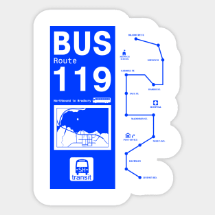 Bus Route: Silent Hill Sticker